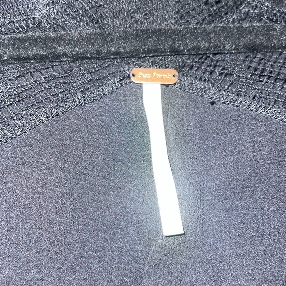 Free People All Night Long Button Lace Tunic in black - Picture 6 of 6